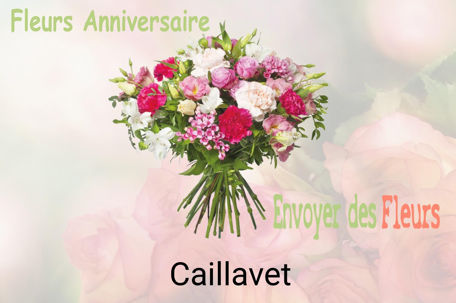 Bouquet de fleurs d’anniversaire livré à Caillavet